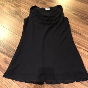 Plain Black Chiffon dress